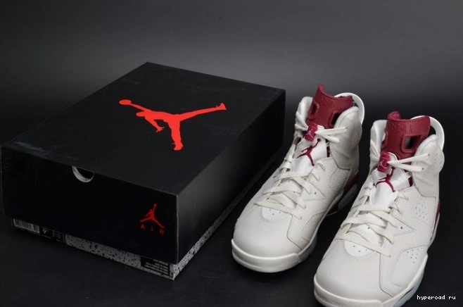 white Air 384664-116 Jordan Retro 6 Maroon 1125